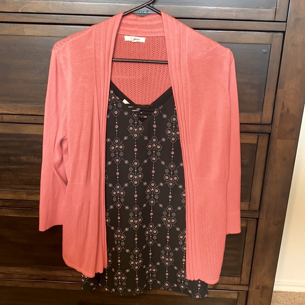 Maurices Large Tank and Medium Cardigan